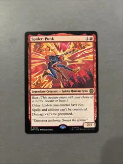 Magic The Gathering Spider-Punk 0092 Rare Non-Foil NM! - Image 1