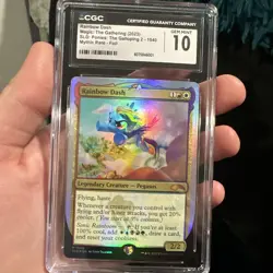 MTG Rainbow Dash Mythic Foil MLP Graded CGC 10 The Galloping 2 Secret Lair 🔥 - Image 1