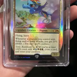 MTG Rainbow Dash Mythic Foil MLP Graded CGC 10 The Galloping 2 Secret Lair 🔥 - Image 2