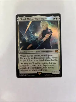 Cloud, Midgar Mercenary Final Fantasy Foil - Image 1