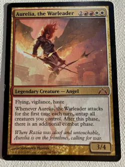 Aurelia the Warleader - Gatecrash Mythic Angel MTG - Boros Commander EDH LP - Image 1