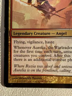 Aurelia the Warleader - Gatecrash Mythic Angel MTG - Boros Commander EDH LP - Image 5