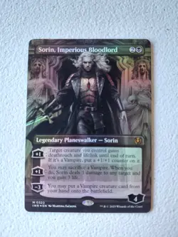 Sorin, Imperious Bloodlord (Borderless) Innistrad Remastered Foil #d239 - Image 1