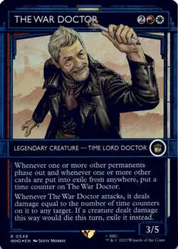 MTG The War Doctor (Showcase) Foil NM Doctor Who Magic 548 - Image 1