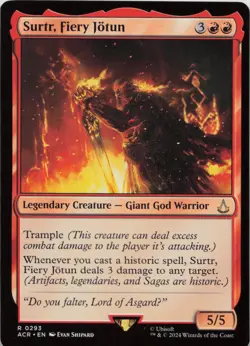 Surtr, Fiery Jotun R Universes Beyond: Assassin's Creed 293 NM MTG - Image 1