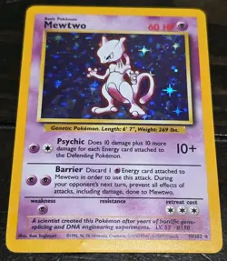 Pokemon Card Lot Psychic Holo Mewtwo & Others Very Good Condition See Pics - Image 2