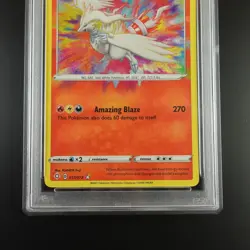 PSA 10 Reshiram 017/072 Pokemon Shining Fates Amazing Rare Holo Graded Card - Image 3