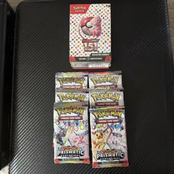 Pokemon TCG 151 Booster Bundle and Prismatic Evolutions 6 Packs Sealed! - Image 1