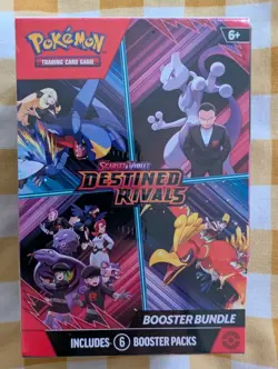 Pokemon TCG Destined Rivals Booster Bundle 6 Pack Sealed Booster Packs New - Image 1