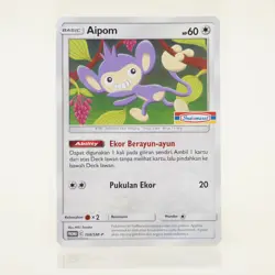 Pokemon - Aipom 168/SM-P - Indomaret Promo - Indonesisch - NM - Image 1
