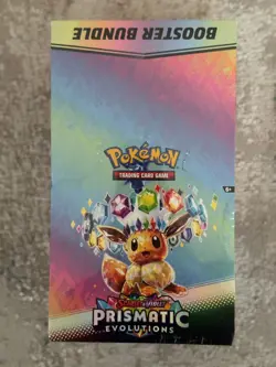Pokemon TCG: Prismatic Evolutions Booster Bundle Display Case Factory Sealed - Image 1