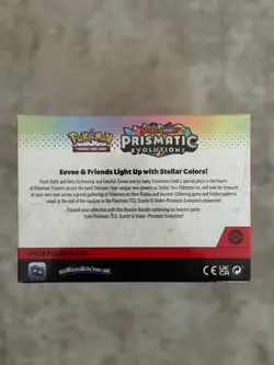 Pokemon TCG: Prismatic Evolutions Booster Bundle Display Case Factory Sealed - Image 5