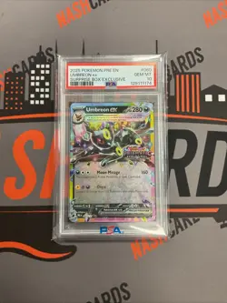 2025 Pokemon Umbreon Ex Surprise Box 060/131 Prismatic Evolutions Stamp - PSA 10 - Image 1