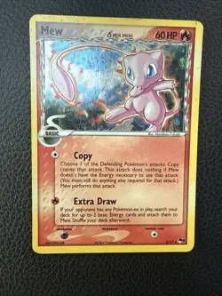 Pokemon Mew Delta Species Holo 003/017 Pop Series 5 Inverted Back Error See Desc - Image 1