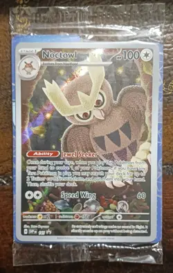 Noctowl 141 Sealed Pokemon Stellar Crown Promo - Image 1