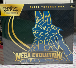Pokemon TCG Lucario Mega Evolution Elite Trainer Box ETB Factory Sealed - Image 1