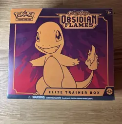 Pokemon Scarlet Violet Obsidian Flames Elite Trainer Box ETB Sealed 820650853913 - Image 1