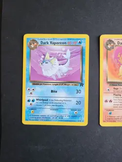 Pokemon Karten Collection Dark Flareon Jolteon Vaporeon Rocket - Excellent - Image 2