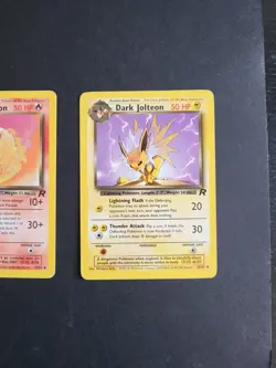Pokemon Karten Collection Dark Flareon Jolteon Vaporeon Rocket - Excellent - Image 4
