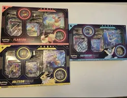 Pokemon Eeveelution Vmax Premium Collection Set of 3 Jolteon Flareon Vaporeon - Image 1