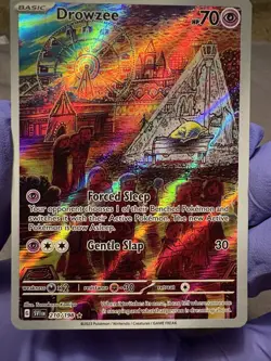 Pokemon Drowzee 210/198 Scarlet & Violet Base Set Illustration Rare NM/M - Image 1