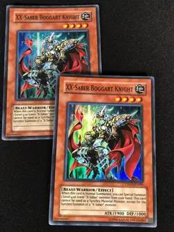 Yugioh XX-Saber Boggart Knight TSHD-EN000 Super X2 (MP) - Image 1