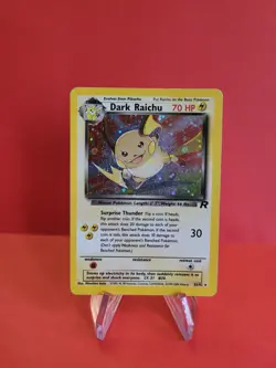 Pokemon Karte/card - Dunkles Dark Raichu 83/82 - Rocket Set Holo - Excellent - Image 1