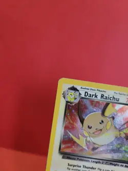 Pokemon Karte/card - Dunkles Dark Raichu 83/82 - Rocket Set Holo - Excellent - Image 2