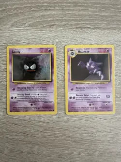 Pokemon Cards Gastly Haunter Base Set with Bonus Gift - Image 1