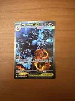 Mega Charizard X ex 125/094 SIR Phantasmal Flames Pokemon Card Mint - Image 1