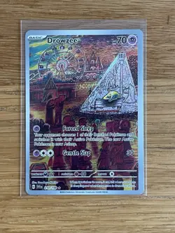 Pokemon TCG Drowzee Scarlet & Violet Base Set Holo Illustration Card 210/198 NM - Image 1