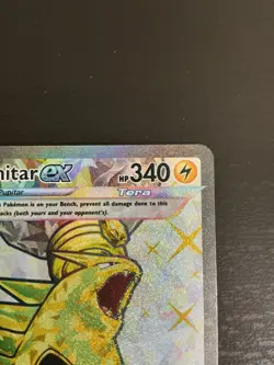 Pokemon TCG Tyranitar EX Holo Secret Rare Card 211/197 Sv03: Obsidian Flames NM - Image 5
