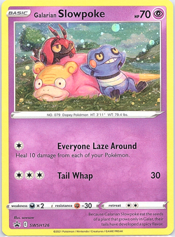 Galarian Slowpoke SWSH126 SWSH: Sword & Shield Promo Cards Holo LP - Image 1