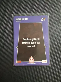 Saving Bullets 2025 Bo Jackson Battle Arena Alpha Update Play Card SSP #PL-6 - Image 1