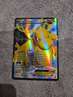 Pokemon TCG Dragonite EX Full Art Ultra Rare Holo Card 108/111 XY Furious Fists - Image 1