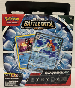 Pokemon Deluxe Battle Deck QuaQuaval ex Ready to Play 60 Card Deck **NEW IN BOX* - Image 1