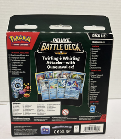 Pokemon Deluxe Battle Deck QuaQuaval ex Ready to Play 60 Card Deck **NEW IN BOX* - Image 2