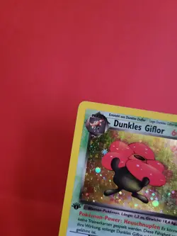 Pokemon Karte/card - Dunkles Giflor 13/82 Rocket Set Holo 1. Edition VG-Exc - Image 2