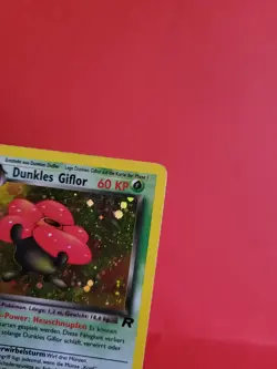 Pokemon Karte/card - Dunkles Giflor 13/82 Rocket Set Holo 1. Edition VG-Exc - Image 3