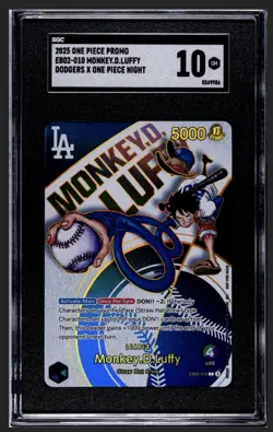 Dodgers Luffy (Dodgers x ONE PIECE) EB02-010 One Piece Promotion Cards - Image 1