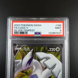 PSA 9 Lugia V 185/195 Silver Tempest Full Art Graded Pokemon Card - Image 2