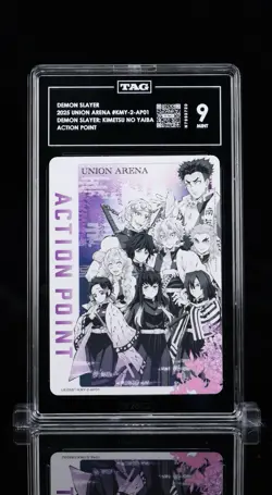 TAG 9 Foil - Action Point Card (AP01) (Demon Slayer: Kimetsu no Yaiba) - UE05BT - Image 1