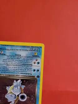 Pokemon Karte/card - Dunkles Turtok 3/82 Rocket Set Holo 1. Edition Very Good+ - Image 5