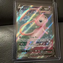 Mew v Fusion Strike Full Art Ultra Rare Card 250/264 Condition POKEMON TCG MINT - Image 1