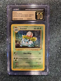 ‼Ivysaur Pokemon (2023) Trading Card Game Classic - 002/034 CGC 10 PRISTINE💨 - Image 1