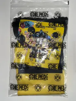 ONE PIECE x BVB Dortmund Promo Card ST13-003 Monkey D Luffy sealed PROMO BAG - Image 3