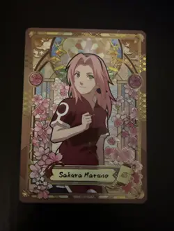 Kayou Naruto NRSA01-SP-003L5 Sakura Maruno Trading Card SSP English - Image 1