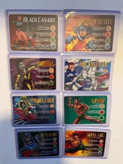 overpower CCG RARE spawn spiderman IQ lot of 100 mint cards marvel dc - Image 4