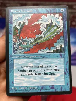 German FBB • Blue Elemental Blast • Pack Fresh • Mtg (1770) - Image 1