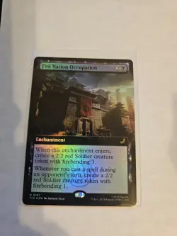 Fire Nation Occupation Extended FOIL MTG Avatar: TLA Eternal-Legal Nm/M *ON HAND - Image 1